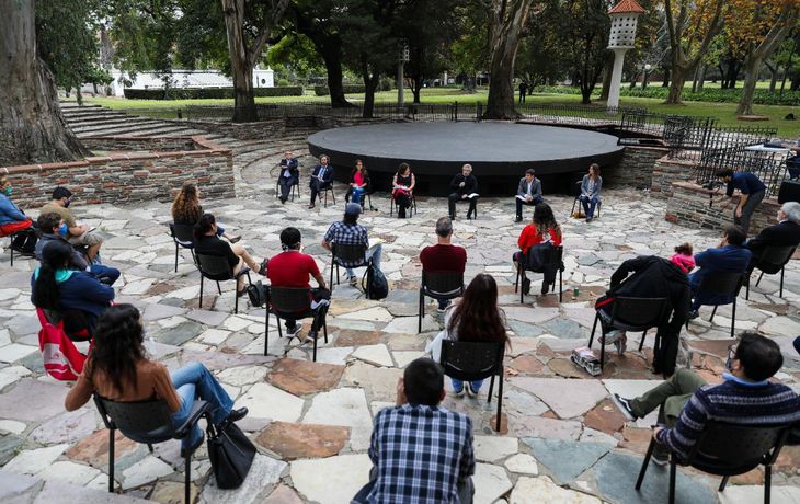 Alberto Fernández recibió a referentes de barrios populares por el coronavirus