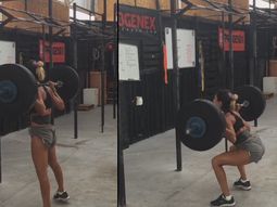 el increible video de cinthia fernandez levantando una pesa de casi 80 kilos el increible video de cinthia fernandez levantando una pesa de casi 80 kilos