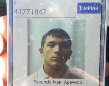 Facundo Acevedo, uno de los detenidos