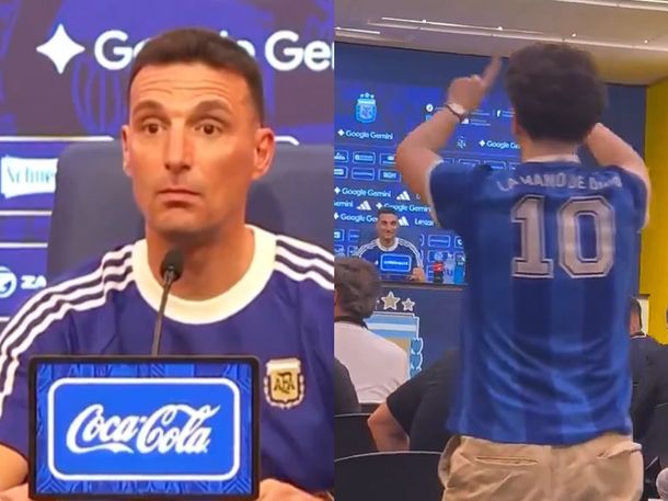 Sorpresa en conferencia: el momento inesperado que descolocó a Scaloni tras la goleada