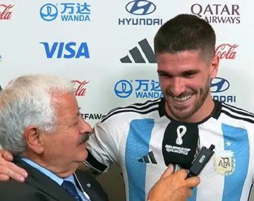 De Paul le dedicó un cariñoso mensaje a Tini: Es de fierro