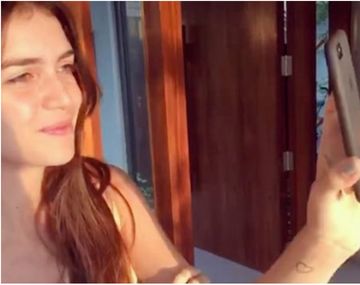 Zaira Nara publicó una videollamada que mantuvo con el tenista Andy Roddick.