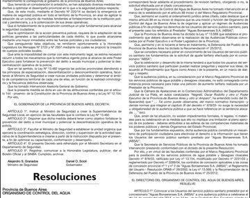 La Provincia publicó el decreto que crea las Policías Locales