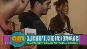Calu Rivero y el Chino Darín Calu Rivero y el Chino Darín