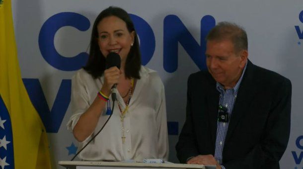 María Corina Machado y Edmundo González