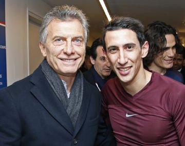 Macri visitó a Di María en el Paris Saint Germain - Crédito:&nbsp;psg.fr