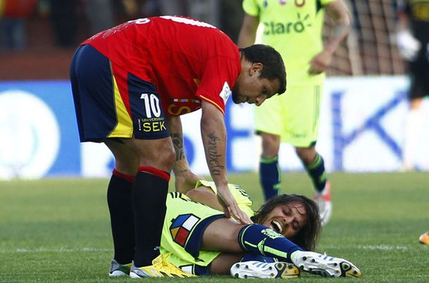 La impresionate lesión de Ezequiel Videla en Chile