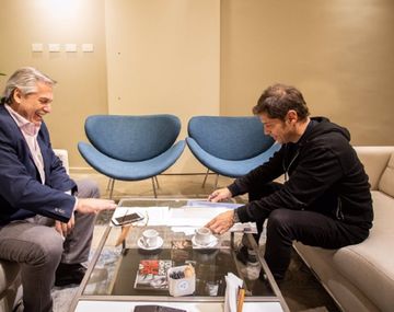 Alberto Fernández y Axel Kicillof -&nbsp; Crédito:&nbsp;@Kicillofok