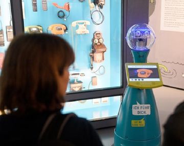 Tim, un guía robot en un museo alemán&nbsp;