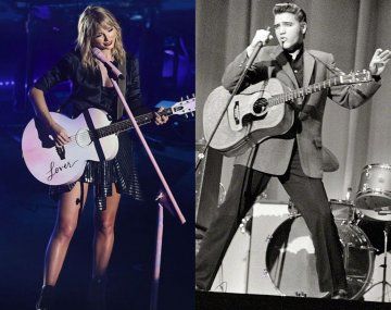 Taylor Swift igualó un récord de Elvis Presley