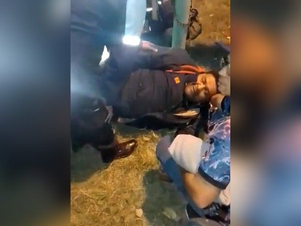 Interna sindical: balearon a un trabajador de la UOCRA en una marcha en Ensenada