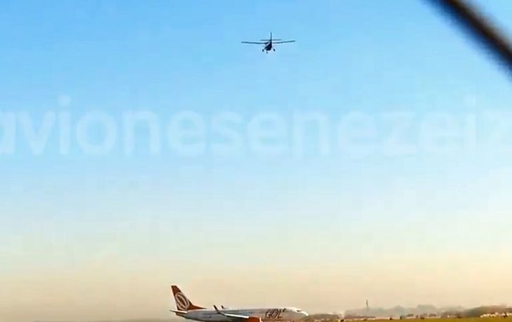 VIDEO Susto en Ezeiza: un avión iba a aterrizar, pero había otro en la pista
