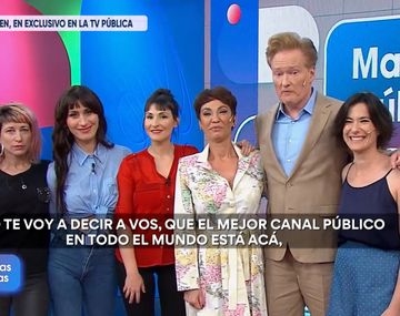 El contundente mensaje de Conan OBrien en su paso por la TV Pública