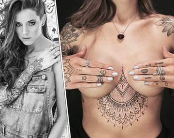 La hija de Tinelli cada vez más hot: mirá su último tatuaje