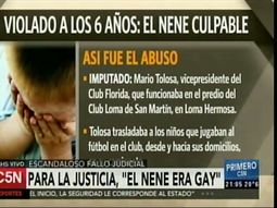 escandaloso fallo judicial: le bajan la pena a un violador porque segun la justicia la victima, un nene de 6 anos, es gay escandaloso fallo judicial: le bajan la pena a un violador porque segun la justicia la victima, un nene de 6 anos, es gay