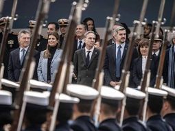 Mauricio Macri, Juliana Awada, Miguel Ángel Pichetto, Marcos Peña y Patricia Bullrich