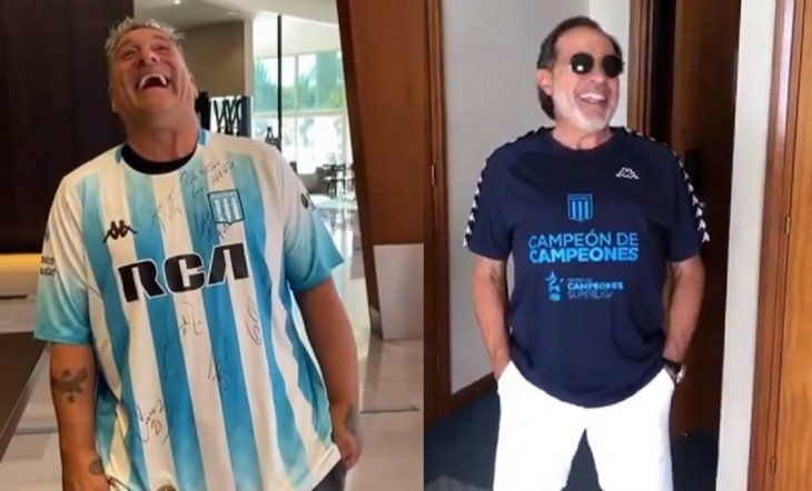 Siguen las cargadas de Racing: el Turco García recreó la hermosa mañana de Francella