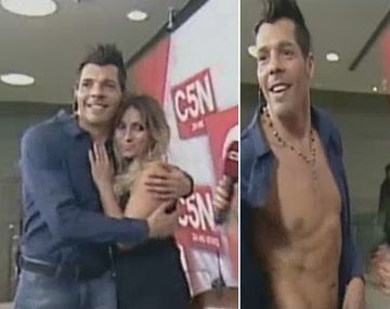 Marcela Tauro desnudó a su bailarín en televisión