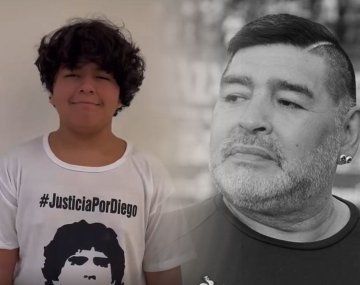 Él también: Dieguito pidió justicia por la muerte de su padre
