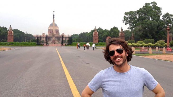 Federico Jarast vive en India desde el 2019