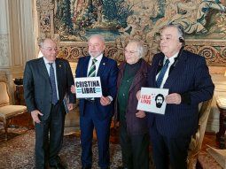 Lula da Silva, junto a Adolfo Pérez Esquivel.