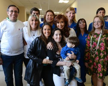 Cristina celebrará el cumpleaños de su nieto y el miércoles recibe a Evo