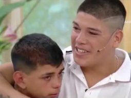 Thiago se emocionó al ver las refacciones que hicieron en su casa 