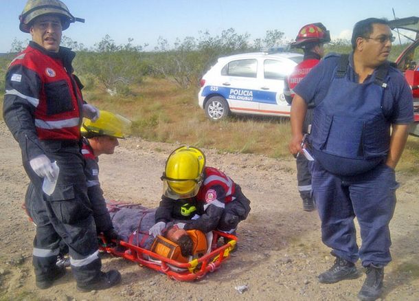 Chubut: un hombre sobrevivió dos días atrapado en un desagüe