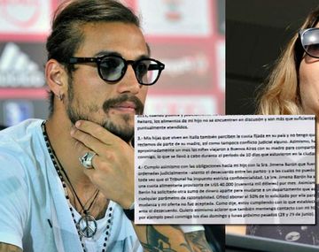 Sigue la novela: Daniel Osvaldo le contestó a Jimena Barón 