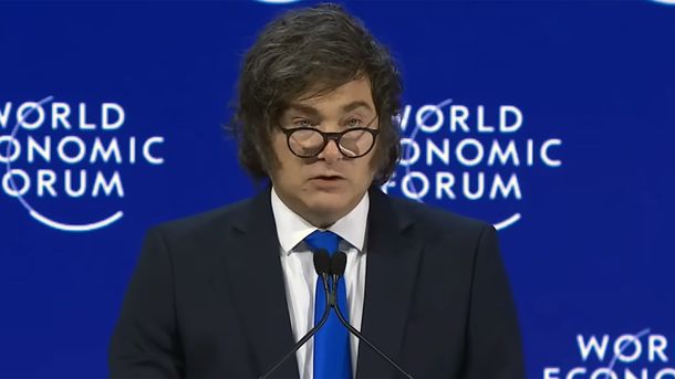 Javier Milei en el Foro de Davos 2026. Javier Milei en el Foro de Davos 2026.