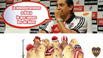 los afiches de boca con las cargadas para river los afiches de boca con las cargadas para river