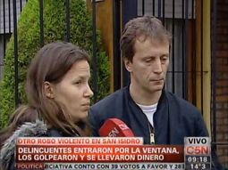 Golpean y asaltan a una familia en su casa de San Isidro