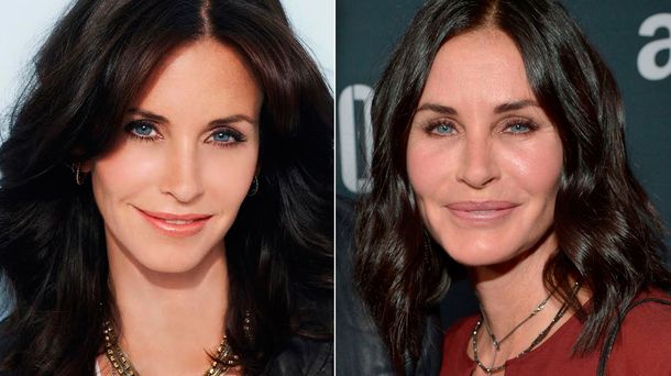 Irreconocible: el antes y el después de Courteney Cox