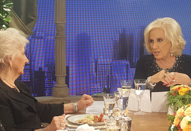 Estela de Carlotto, con Mirtha tras la pelea: Me dolió tu frase sobre la presidenta