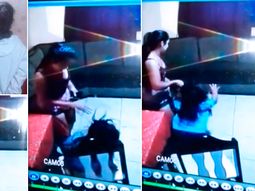 Los actos de violencia de la niñera quedaron registrados por las cámaras Los actos de violencia de la niñera quedaron registrados por las cámaras