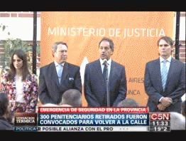 Scioli busca intensificar la prevención en las calles para combatir las entraderas