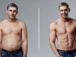 Con 46 años, perdió 7 kilos en 3 meses - Crédito: Myprotein Con 46 años, perdió 7 kilos en 3 meses - Crédito: Myprotein