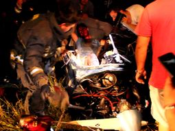 VIDEO: Así fue el rescate en el accidente de General Rodríguez