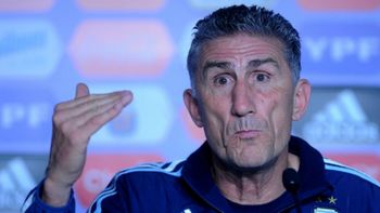 El entrenador del seleccionado argentino, Edgardo Bauza El entrenador del seleccionado argentino, Edgardo Bauza