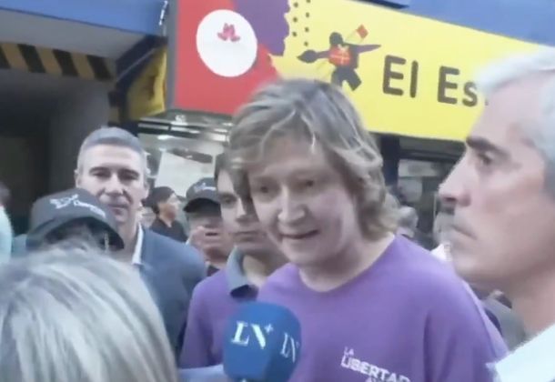 Tensión en Corrientes: Iñaki Gutiérrez empujó a un camarógrafo y discutió con una periodista de LN+