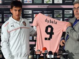 paulo dybala fue presentado en el palermo italiano paulo dybala fue presentado en el palermo italiano