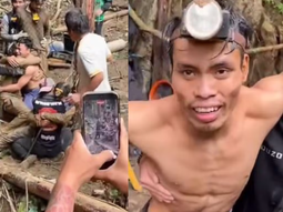 milagro en laos: rescataron a cinco mineros que estuvieron atrapados diez dias en una cueva milagro en laos: rescataron a cinco mineros que estuvieron atrapados diez dias en una cueva