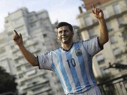 inauguran la estatua de messi en medio del dolor por su renuncia a la seleccion inauguran la estatua de messi en medio del dolor por su renuncia a la seleccion