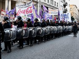 La policía reprimió a trabajadores de Coca Cola en Corrientes y Callao