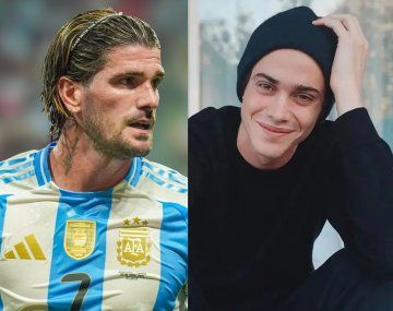 De Paul jugó un picado con el hermano de Tini Stoessel y las redes estallaron