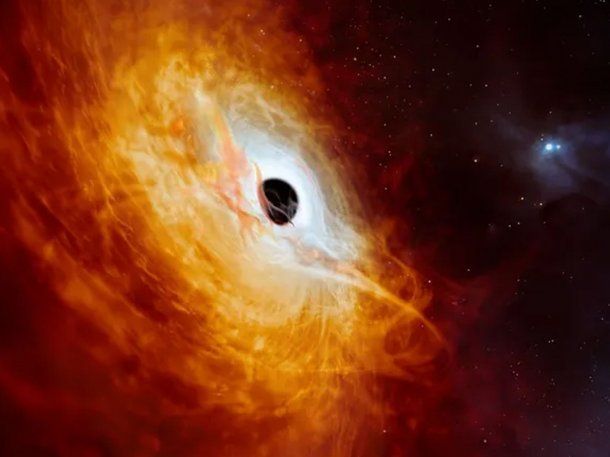 Impactante descubrimiento: un enorme agujero negro devora un sol cada día