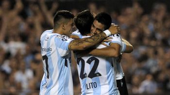 con milito y bou intratables, racing goleo a guarani con milito y bou intratables, racing goleo a guarani
