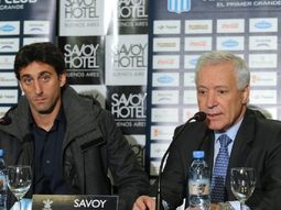 Diego Milito y Víctor Blanco
