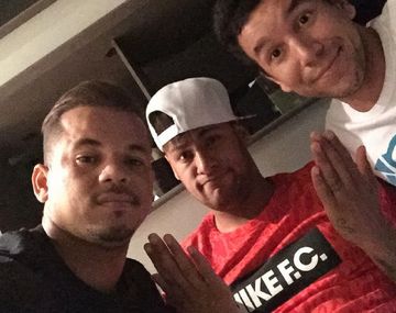 No es por los postres: mirá cómo quedó Neymar después de las paperas