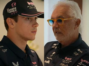 Se conoció la escena del reto de Briatore a Colapinto por su choque en Imola